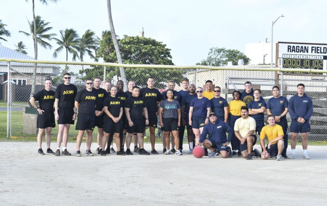 Army vs. Navy Kickball Game on U.S. Army Garrison Kwajalein Atoll Honors #SAAPM