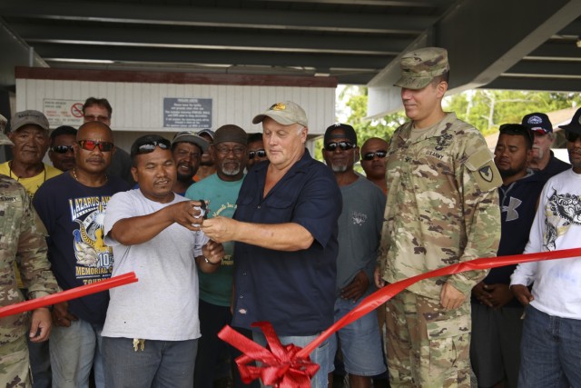 Emon Beach Main Pavilion Refurbishment is Complete on U.S. Army Garrison-Kwajalein Atoll