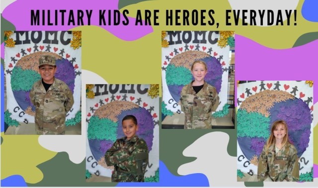 School celebrates military children with month-long fun