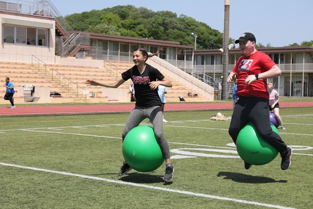 Zama Middle High School field day builds camaraderie, celebrates Month of the Military Child