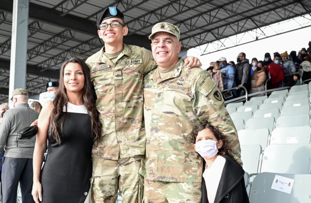The 1st Battalion, 13th Infantry Regiment, 193rd Infantry Brigade at Fort Jackson, South Carolina, hosted a graduation ceremony for more than 600 Soldiers on Feb. 3. AMC&#39;s Command Sgt. Maj. Alberto Delgado was the keynote speaker. 
