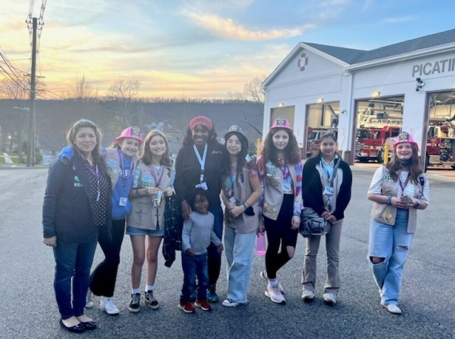 Photo provided by Sandy Andrade – Girl Scout Troop Leader

Girl Scout Troops 96565 and 95365 participated in Picatinny Arsenal’s inaugural ‘Take Back The Night’ walk on April 22 in support of the movement against sexual violence.
