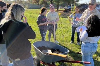 Fort A.P. Hill Environmental and Natural Resources Division celebrated Earth Day week with Caroline County High School
