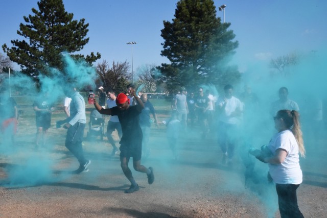 Running for a cause - 1st Space Brigade 5K SHARP color run blasts runners with a sense of awareness
