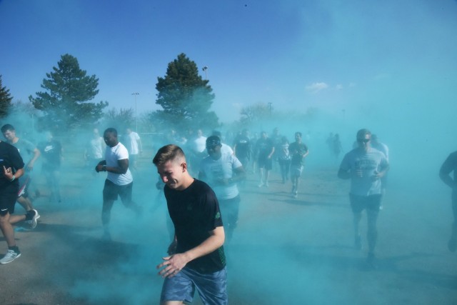Running for a cause - 1st Space Brigade 5K SHARP color run blasts runners with a sense of awareness