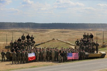DRAWSKO POMORSKIE TRAINING AREA, Poland – Soldiers of the 2nd Battalion, 34th Armored Regiment, 1st Armored Brigade Combat Team, 1st Infantry Division h...
