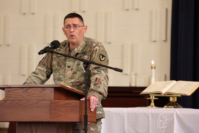 Fort Knox chaplains, Soldiers, civilians gather to raise voices during 2022 National Day of Prayer