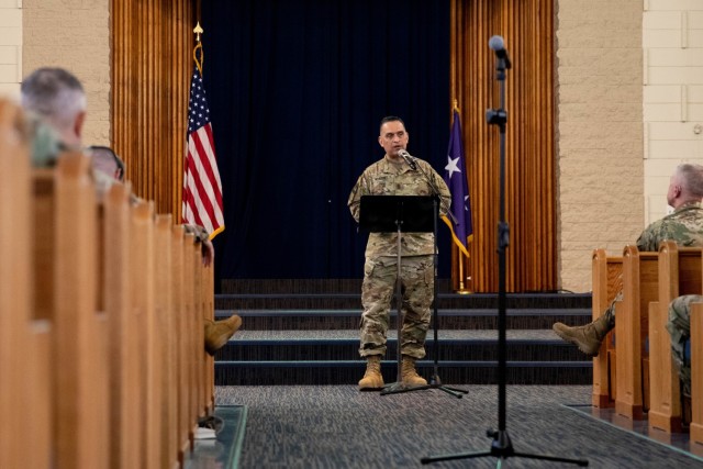US Army Chaplain Corps Regimental Sergeant Major visits USARPAC