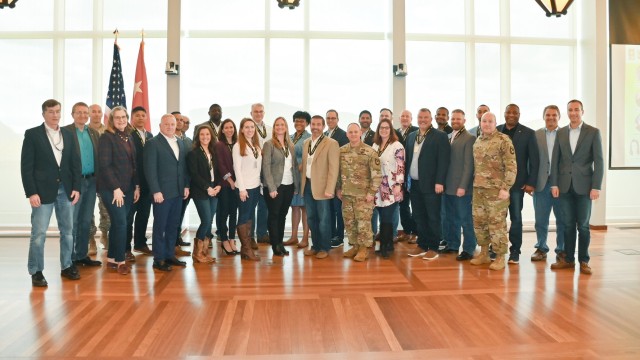 The inaugural class of the U.S. Army Combat Capabilities Development Command Distinguished Leadership Program.