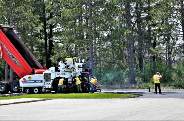 May 2022 brings spring road construction, maintenance at Fort McCoy