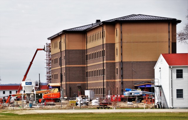 Second barracks project at Fort McCoy, funded in FY ’20, nearly 80 percent complete