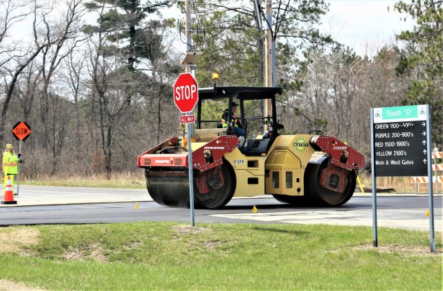 May 2022 brings spring road construction, maintenance at Fort McCoy