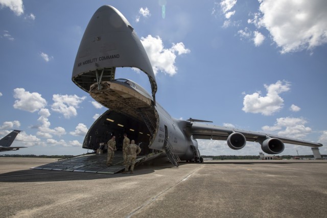 Marne Air Soldiers conduct joint air load training at Hunter Army Airfield, Georgia
