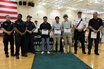 Five Fort Knox seniors recognized for completing fire training