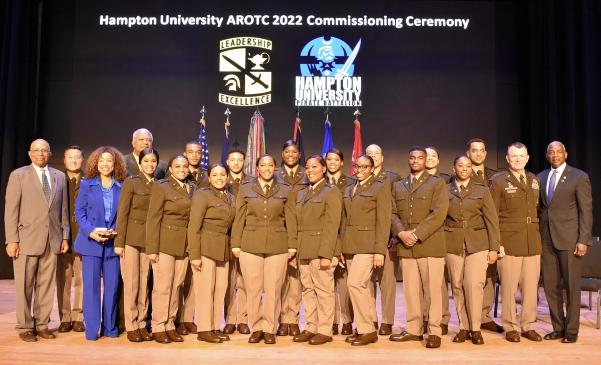 U.S. Army Newest Officers From Hampton University Article