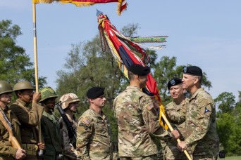 FORT RILEY, Kan. -- The 1st Infantry Division and Fort Riley
hosted a division change of command ceremony May 11, 2022,
at Cavalry Parade Field, Fort Ri...