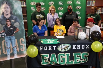 Fort Knox Middle High School senior signs letter of intent to play volleyball at Ottawa University