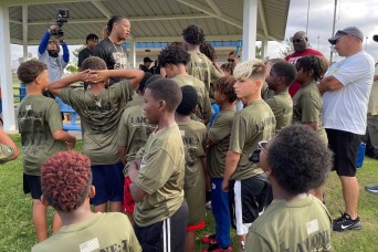 Standout A&M cornerback holds first football camp outside Fort Hood