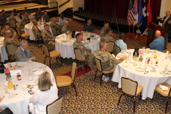 NATIONAL DAY OF PRAYER BREAKFAST -- Fort Rucker guest speaker challenges leaders to provide firm foundation