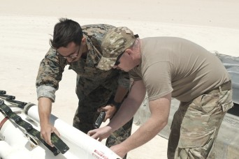 Joint service EOD techs join forces to destroy 12,000-pound missile cache