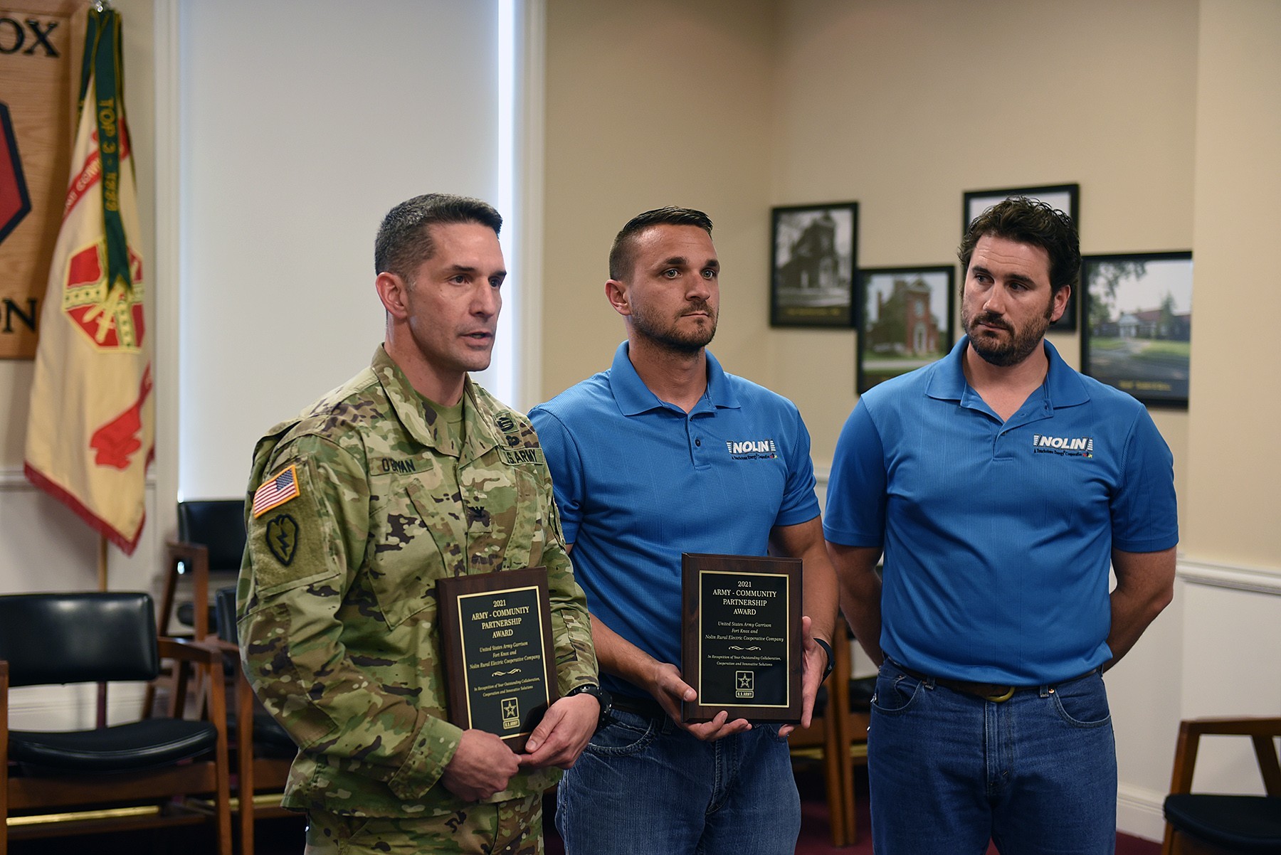 Fort Knox Nolin RECC Receive 2021 Army Partnership Awards During 