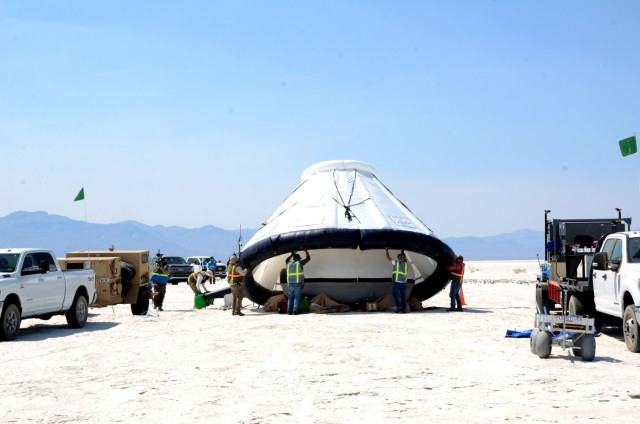WSMR Starliner Landing Rehearsal