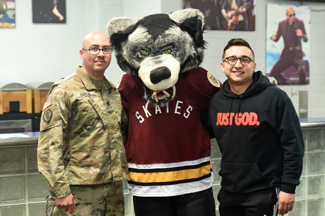 Chicago Wolves hockey team honors Army Reserve Soldier on Armed Forces Day