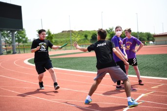 CAMP HUMPHREYS, Republic of Korea – Representatives from the Department of Defense Education Activity Pacific West District, and Special Olympics Korea...