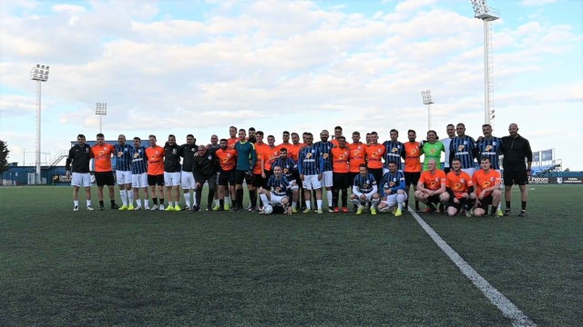 Garrison, NATO team up for friendly game vs. Romanian soccer legend-led crew