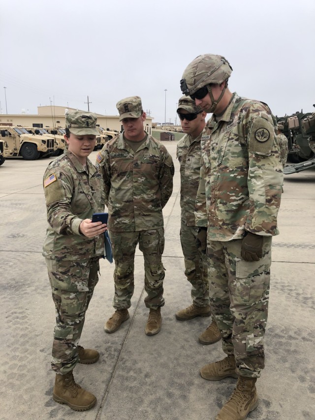 1st Lt. Steele conducts user research for Army PMCS app