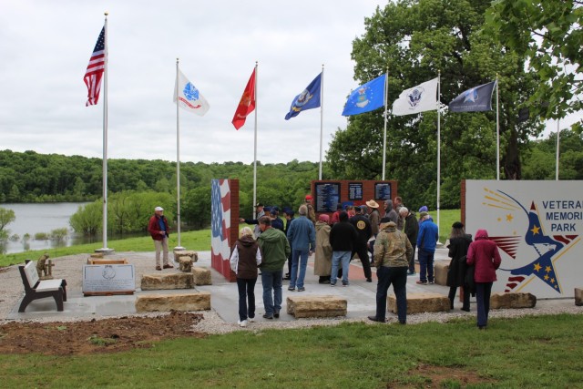 Veterans Memorial at Stockton Lake dedicated on Armed Forces Day