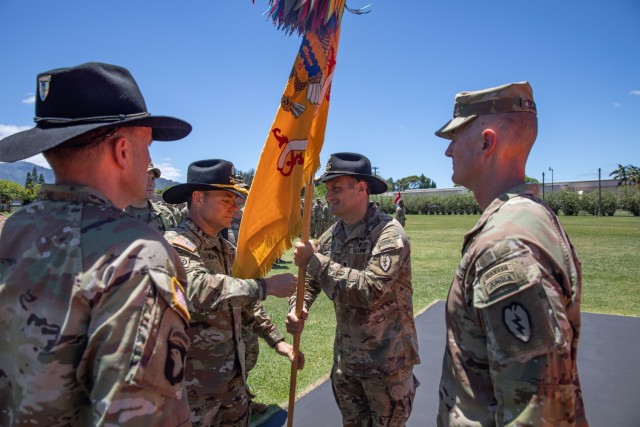 LTC Reed relinquishes command