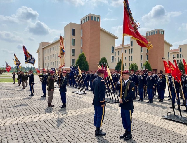 Paratroopers from the 173rd Airborne Brigade at Caserma Del Din take part in a May 26 ceremony to honor the fallen.