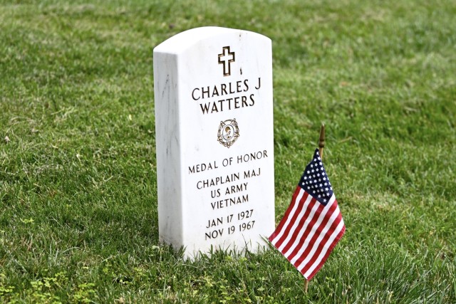 Honoring the fallen at Chaplains Hill during ‘Flags In’