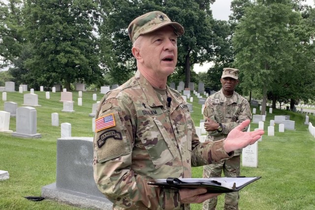 Honoring the fallen at Chaplains Hill during ‘Flags In’