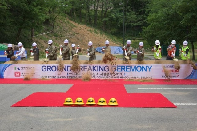 Far East District breaks ground on new Communications Facility at Osan Air Base