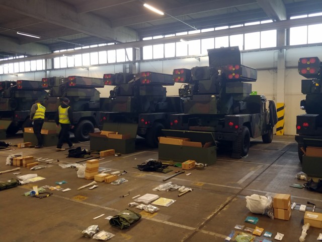 The Army Prepositioned Stock-2 site completed the fielding of 36 Avenger Air Defense Systems and 10 M1083 cargo trucks on May 2, 2018,  in Dülmen, Germany. The site is set up to house a brigade&#39;s worth of vehicles and equipment as part of NATO&#39;s deterrence operations. 