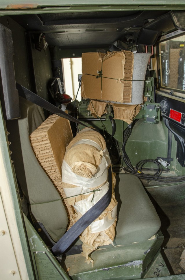 82nd Airborne troops help develop HMMWV Joint Battle Command-Platform airdrop practices 
