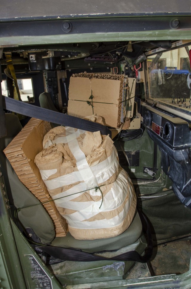 82nd Airborne troops help develop HMMWV Joint Battle Command-Platform airdrop practices 