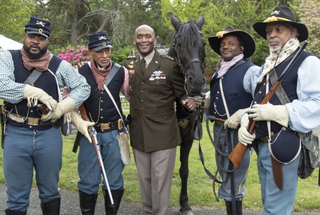 Opening of the Buffalo Soldier exhibit at the DuPont Historical Museum