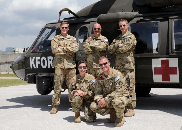 KFOR MedEvac team crosses boarders to save lives