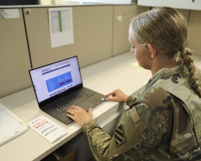 Dogface Soldier browses through FVAP website