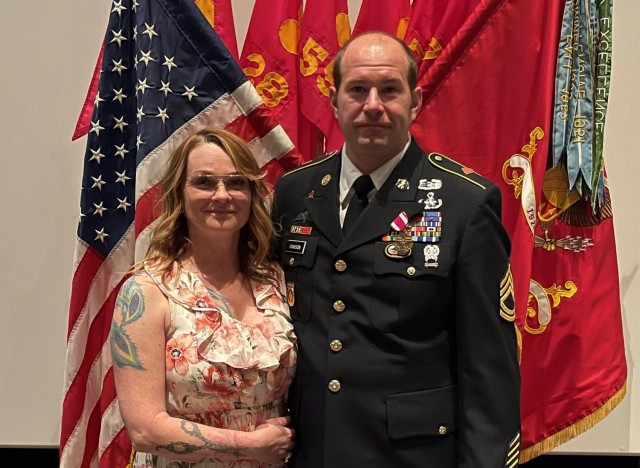 Sgt. 1st Class Jeffrey M. Dawson and Trish Dawson