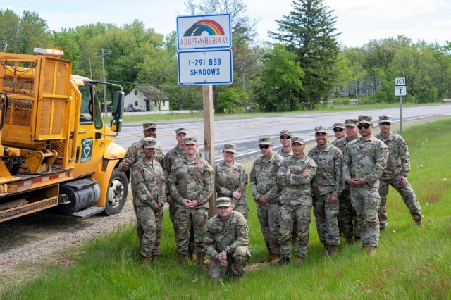 McCoy Soldiers participate in Wisconsin DOT’s ‘Adopt-A-Highway’ program