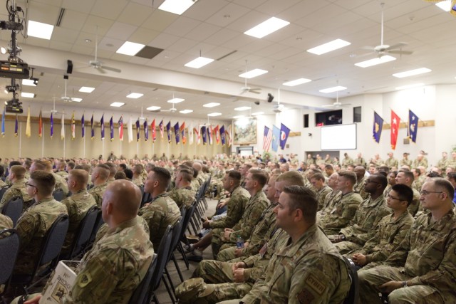 Participants from the National Guard and other services received instructions for Cyber Shield 2022 at Camp Robinson, North Little Rock, Arkansas, June 5, 2022. The mission of Cyber Shield is to develop, trainand exercise cyber forces to defend...