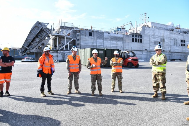 African Lion Equipment Departs Italian port