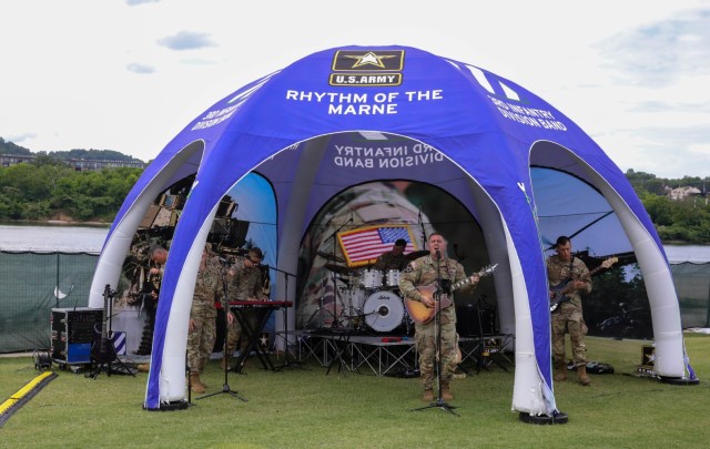 3rd Infantry Division Band Performs at Riverbend Festival