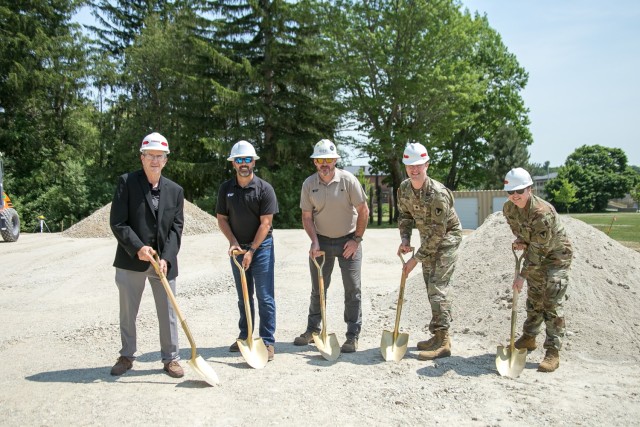 Groundbreaking for the new BeaverFit at Fort Devens