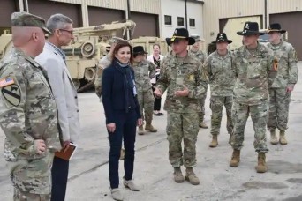 Newly-appointed Army assistant secretary completes two-day 'invaluable visit' of Fort Hood 