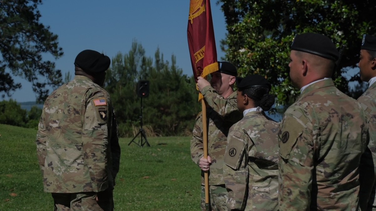 Fort Eustis Soldiers new senior leader at 597th Transportation